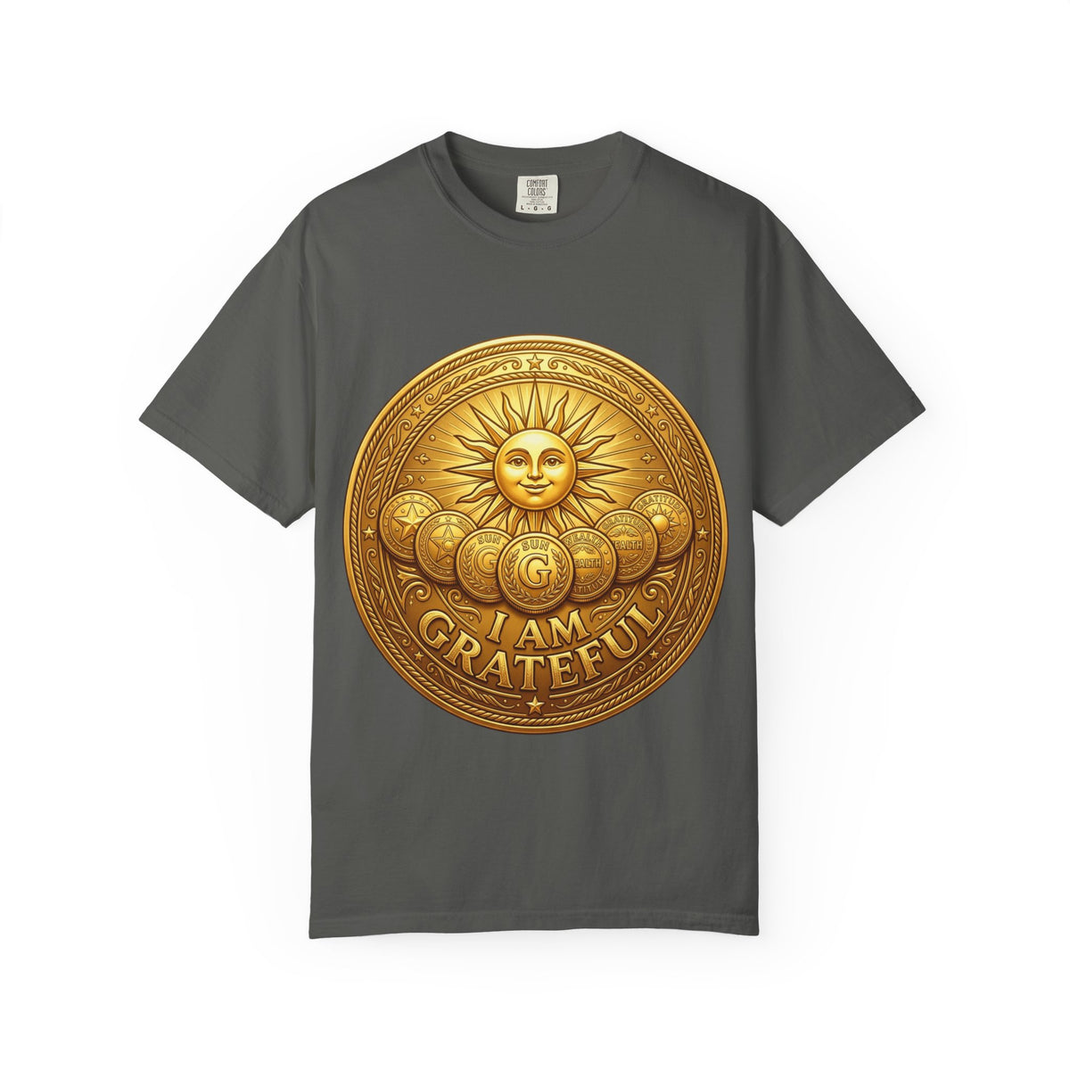 Unisex Garment-Dyed T-shirt Golden Coin