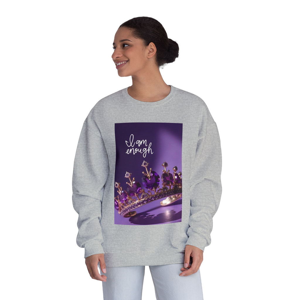 I Am Enough Crown Crewneck Sweatshirt
