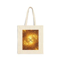 Infinity Symbol Cosmic Canvas Tote — Spiritual Galaxy Cotton Bag