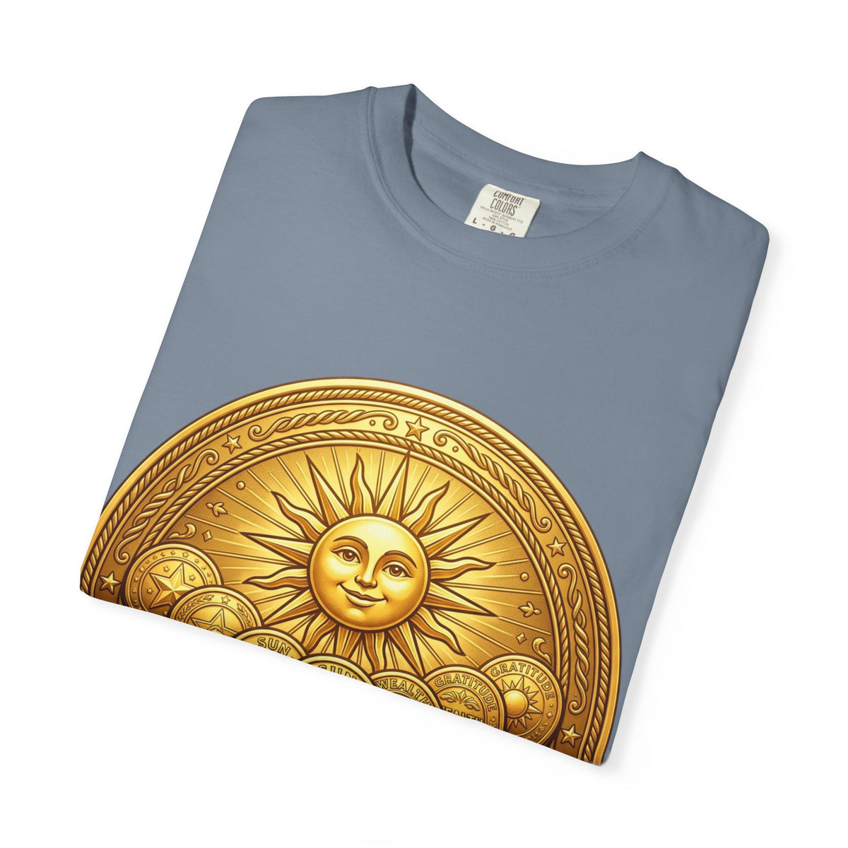 Unisex Garment-Dyed T-shirt Golden Coin