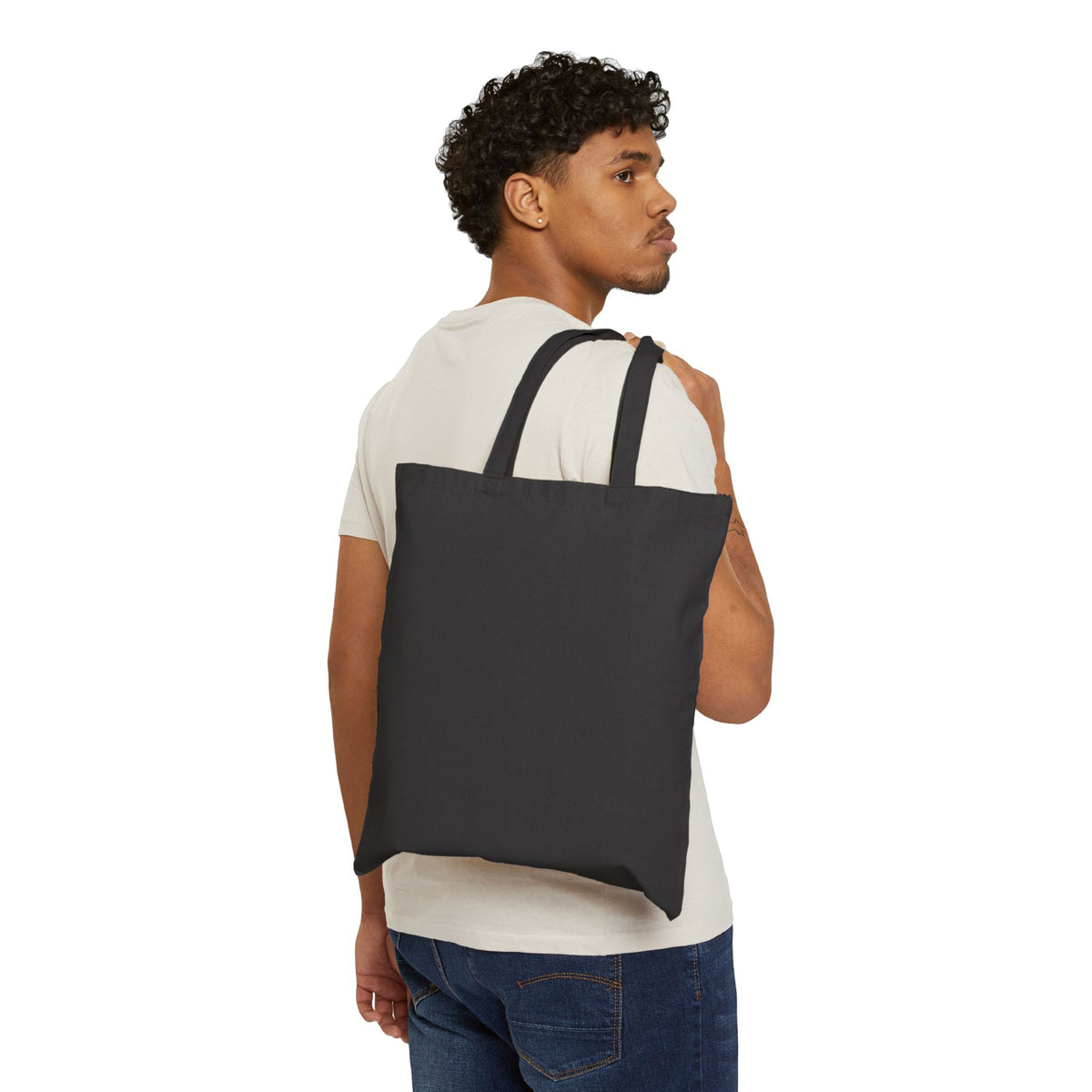 Infinity Symbol Cosmic Canvas Tote — Spiritual Galaxy Cotton Bag