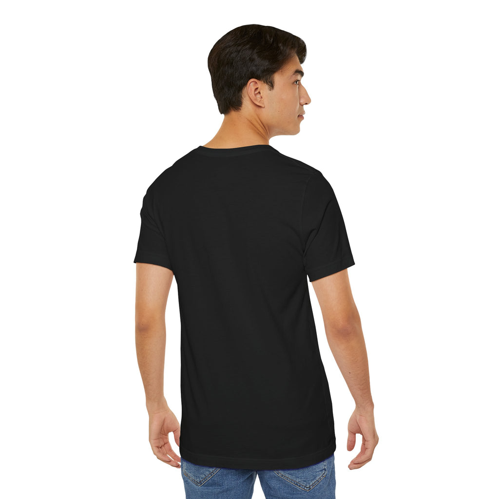 Infinity Symbol Cosmic Tee — Golden Spiritual Graphic T-Shirt