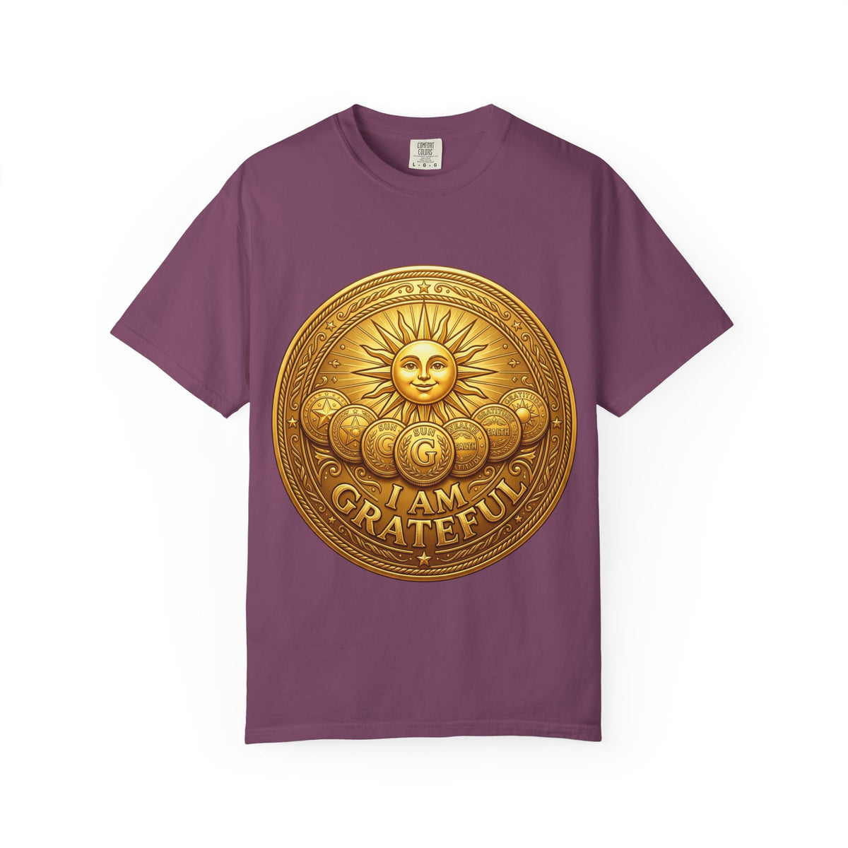 Unisex Garment-Dyed T-shirt Golden Coin