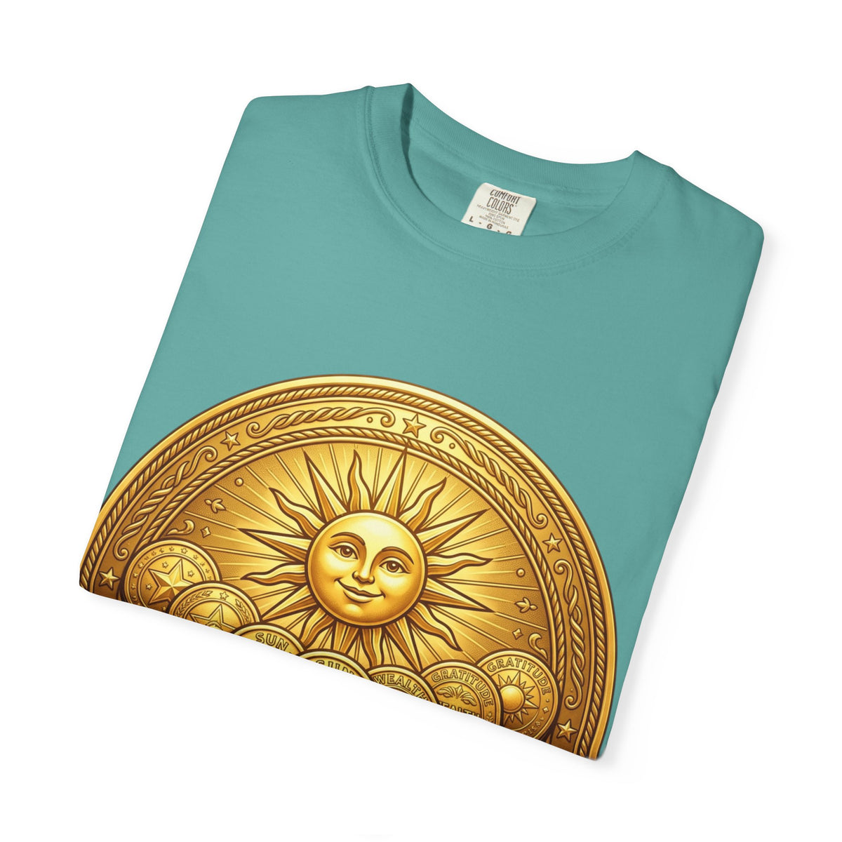 Unisex Garment-Dyed T-shirt Golden Coin