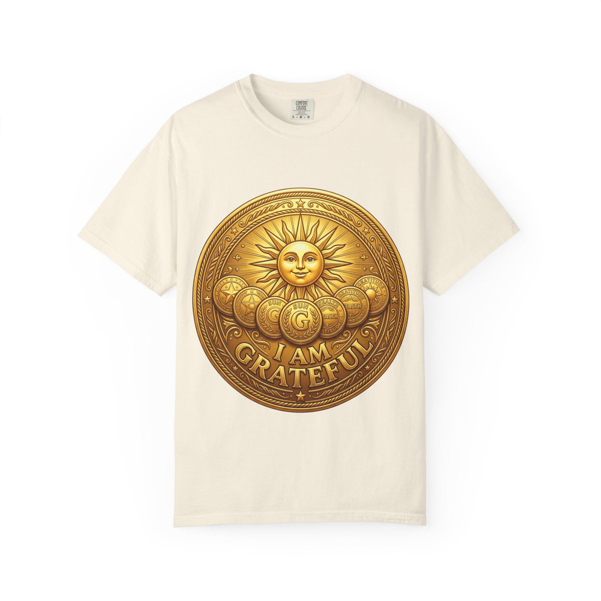 Unisex Garment-Dyed T-shirt Golden Coin
