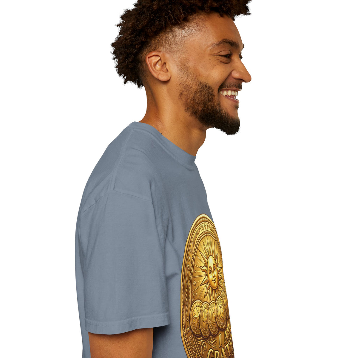 Unisex Garment-Dyed T-shirt Golden Coin