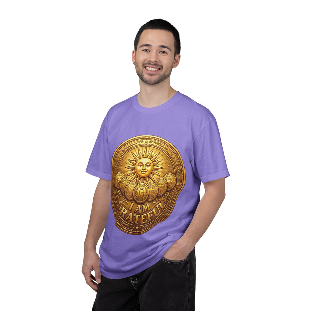 Unisex Garment-Dyed T-shirt Golden Coin
