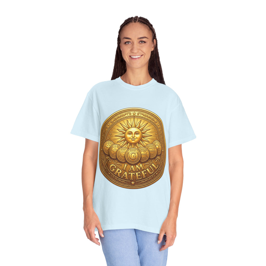 Unisex Garment-Dyed T-shirt Golden Coin