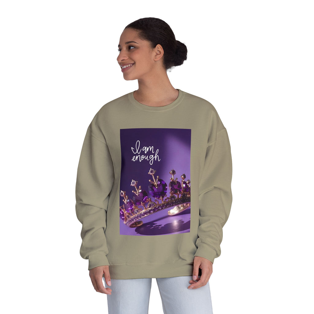 I Am Enough Crown Crewneck Sweatshirt