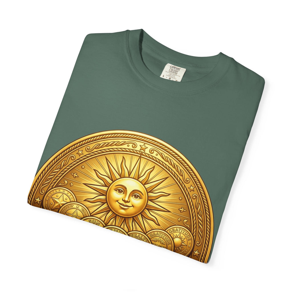 Unisex Garment-Dyed T-shirt Golden Coin