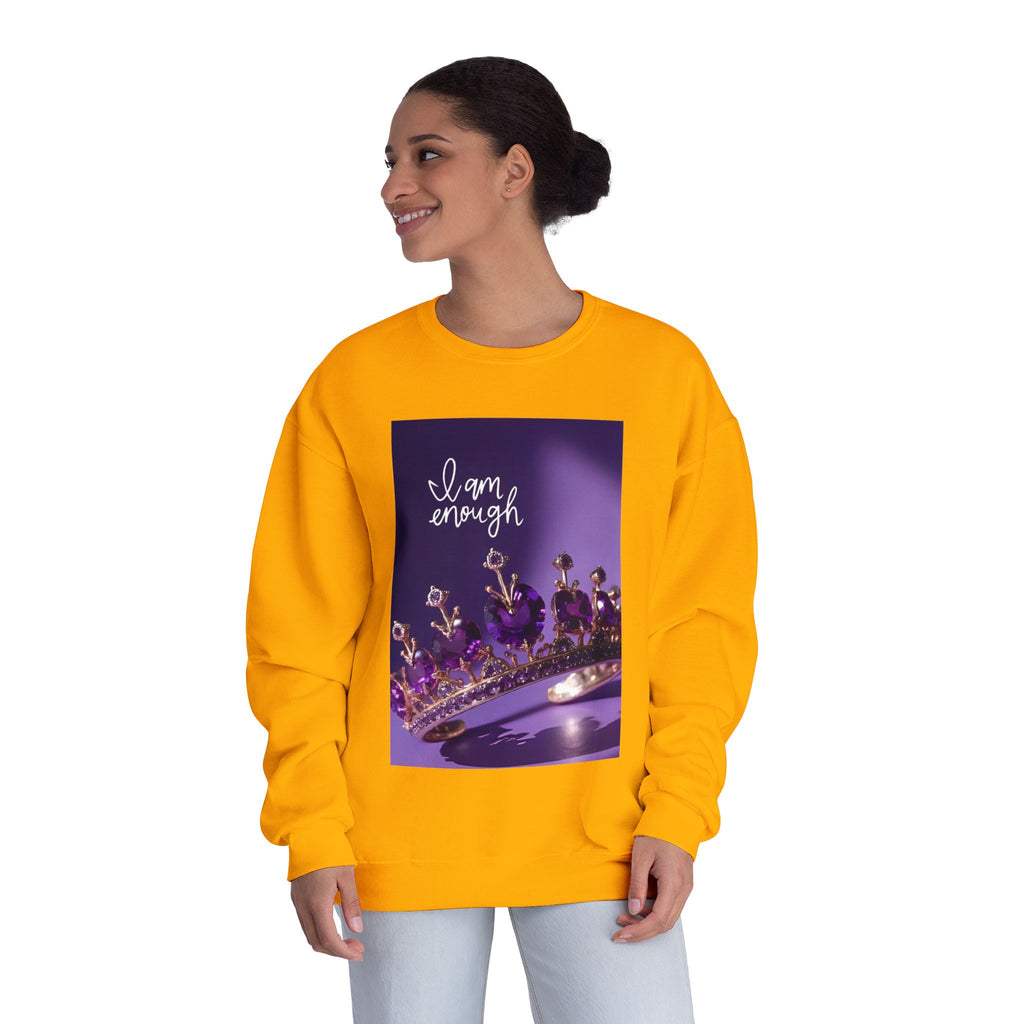 I Am Enough Crown Crewneck Sweatshirt