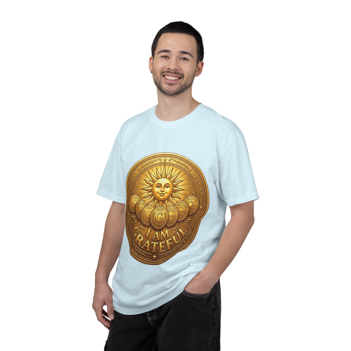 Unisex Garment-Dyed T-shirt Golden Coin