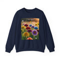 Self-Love Floral Crewneck Sweatshirt — "I love myself" Rainbow Flowers