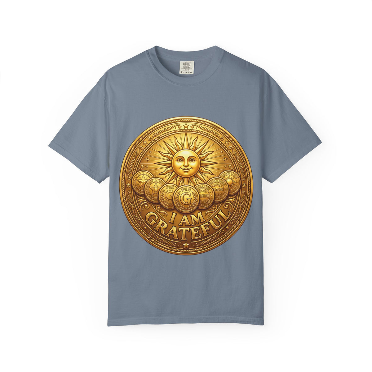 Unisex Garment-Dyed T-shirt Golden Coin