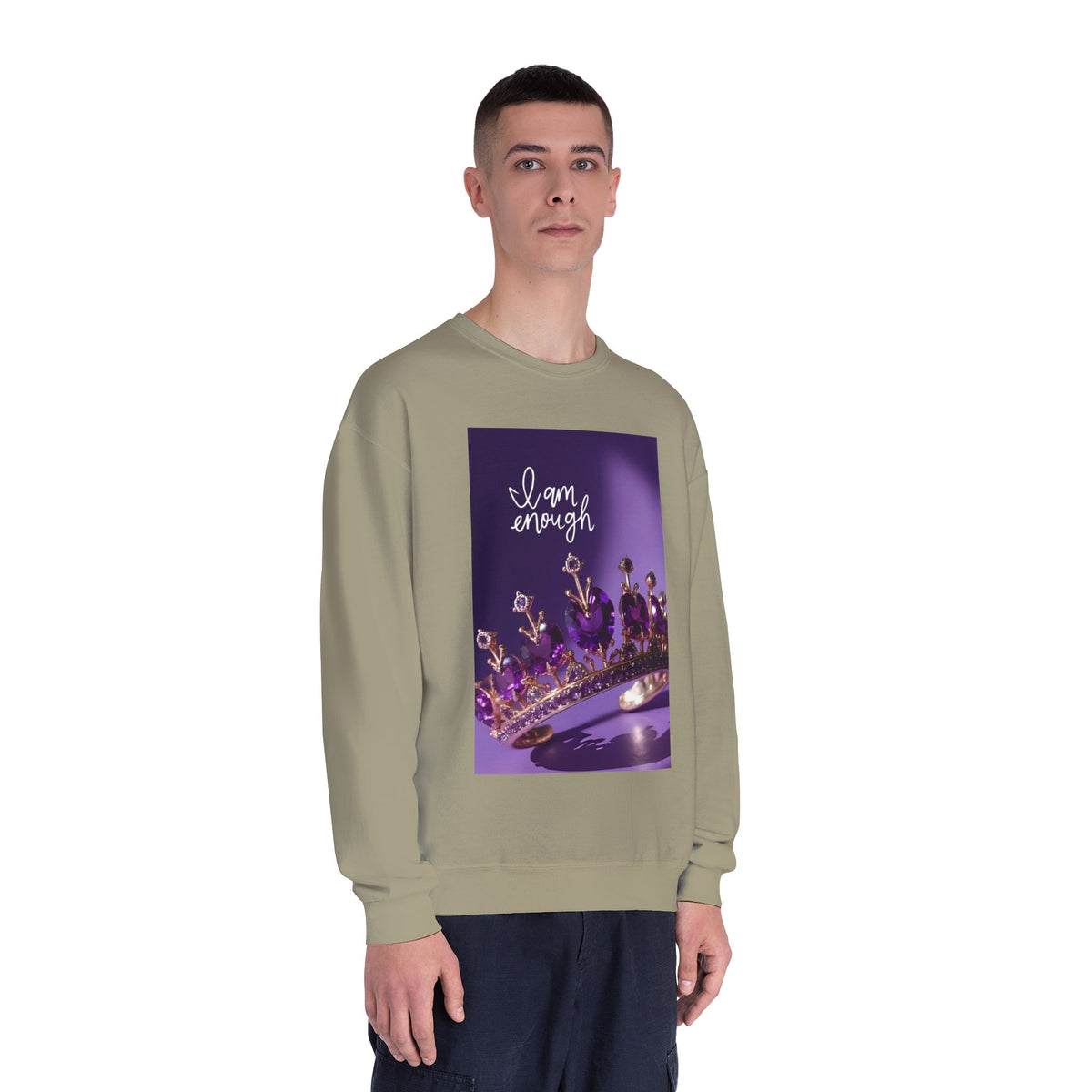 I Am Enough Crown Crewneck Sweatshirt