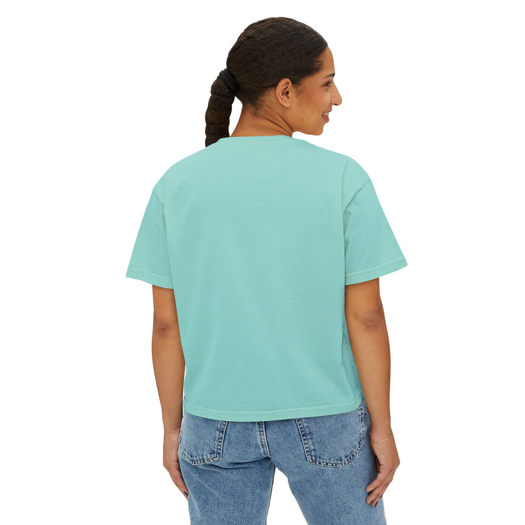I Am Enough Boxy Tee — Women’s Empowerment Graphic T‑Shirt
