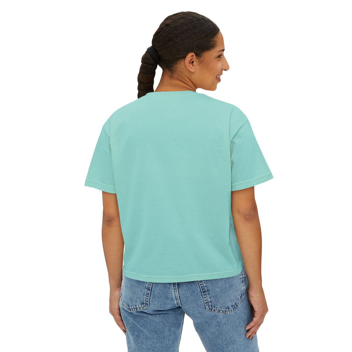 I Am Enough Boxy Tee — Women’s Empowerment Graphic T‑Shirt