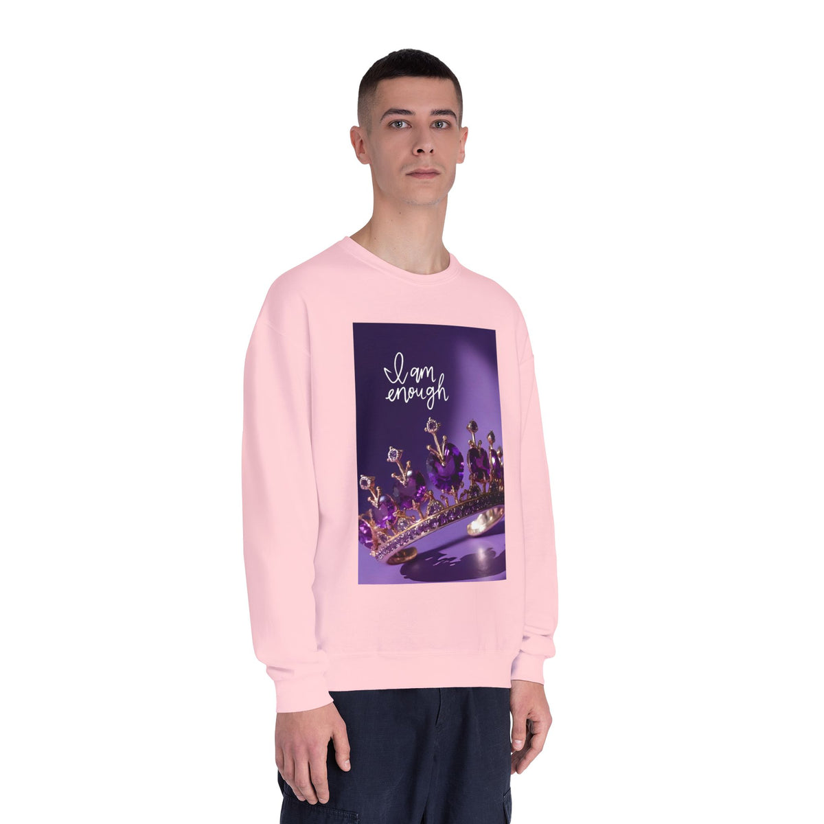 I Am Enough Crown Crewneck Sweatshirt