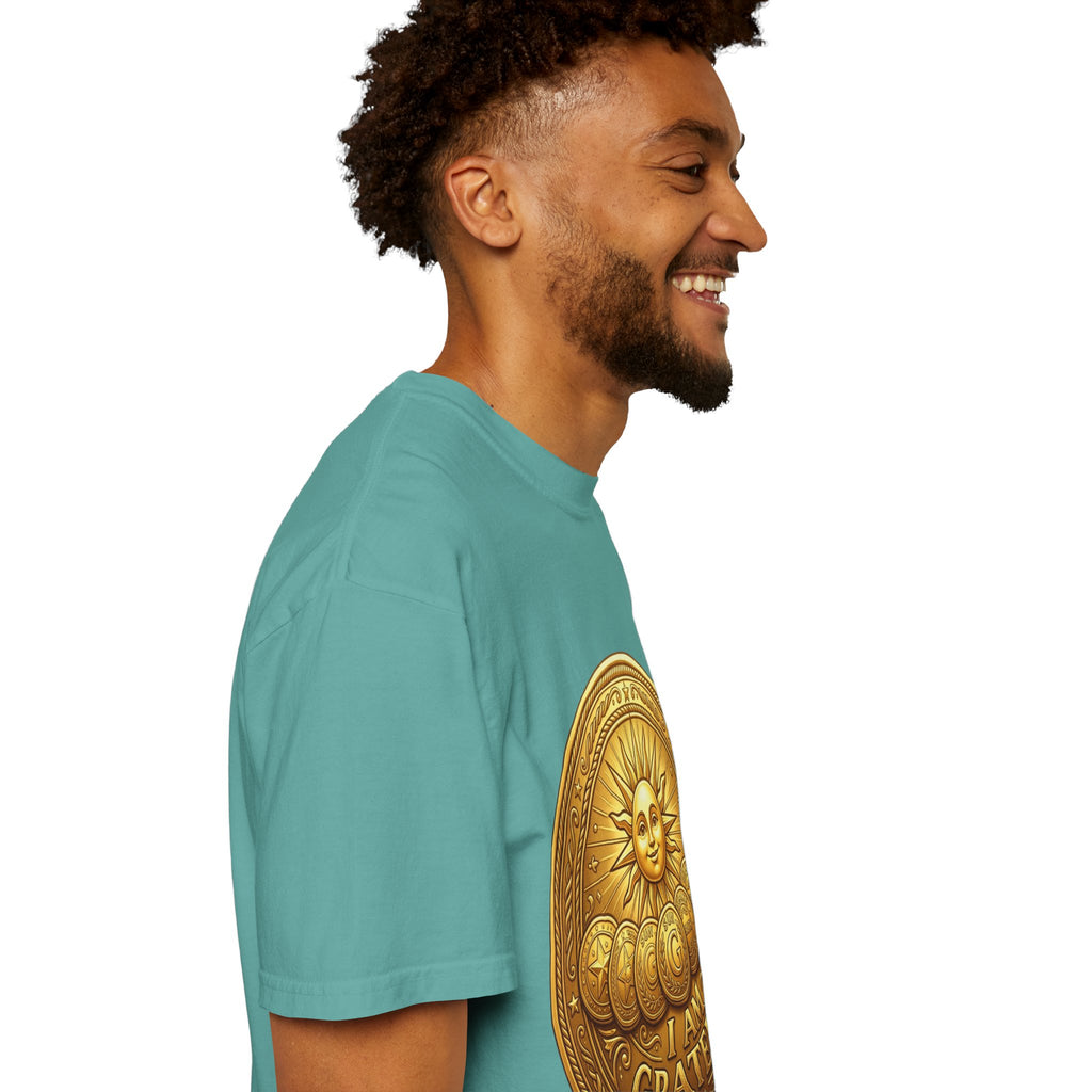 Unisex Garment-Dyed T-shirt Golden Coin