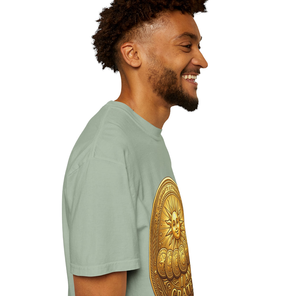 Unisex Garment-Dyed T-shirt Golden Coin