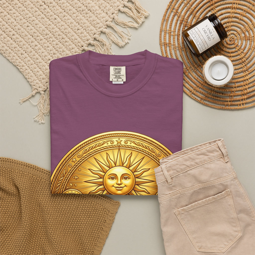 Unisex Garment-Dyed T-shirt Golden Coin