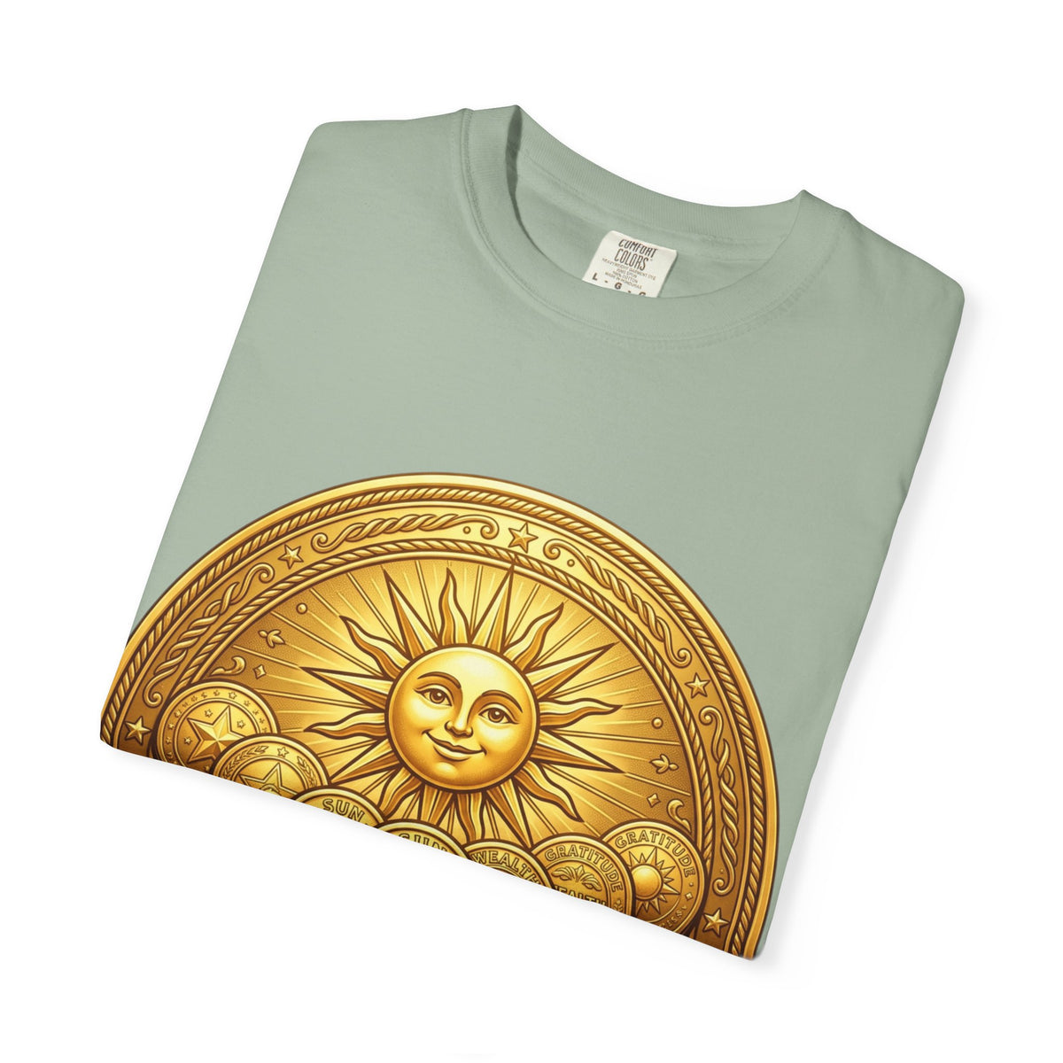 Unisex Garment-Dyed T-shirt Golden Coin