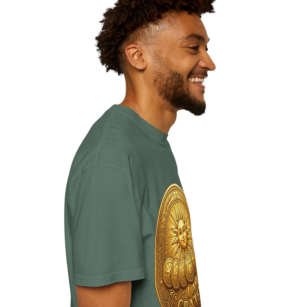 Unisex Garment-Dyed T-shirt Golden Coin