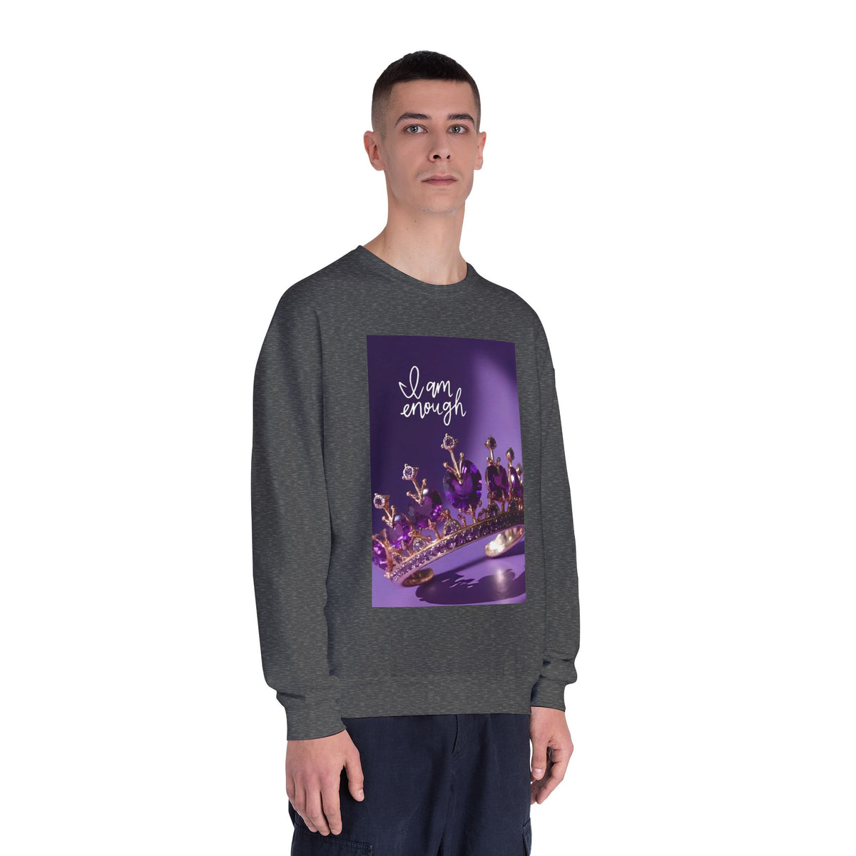 I Am Enough Crown Crewneck Sweatshirt