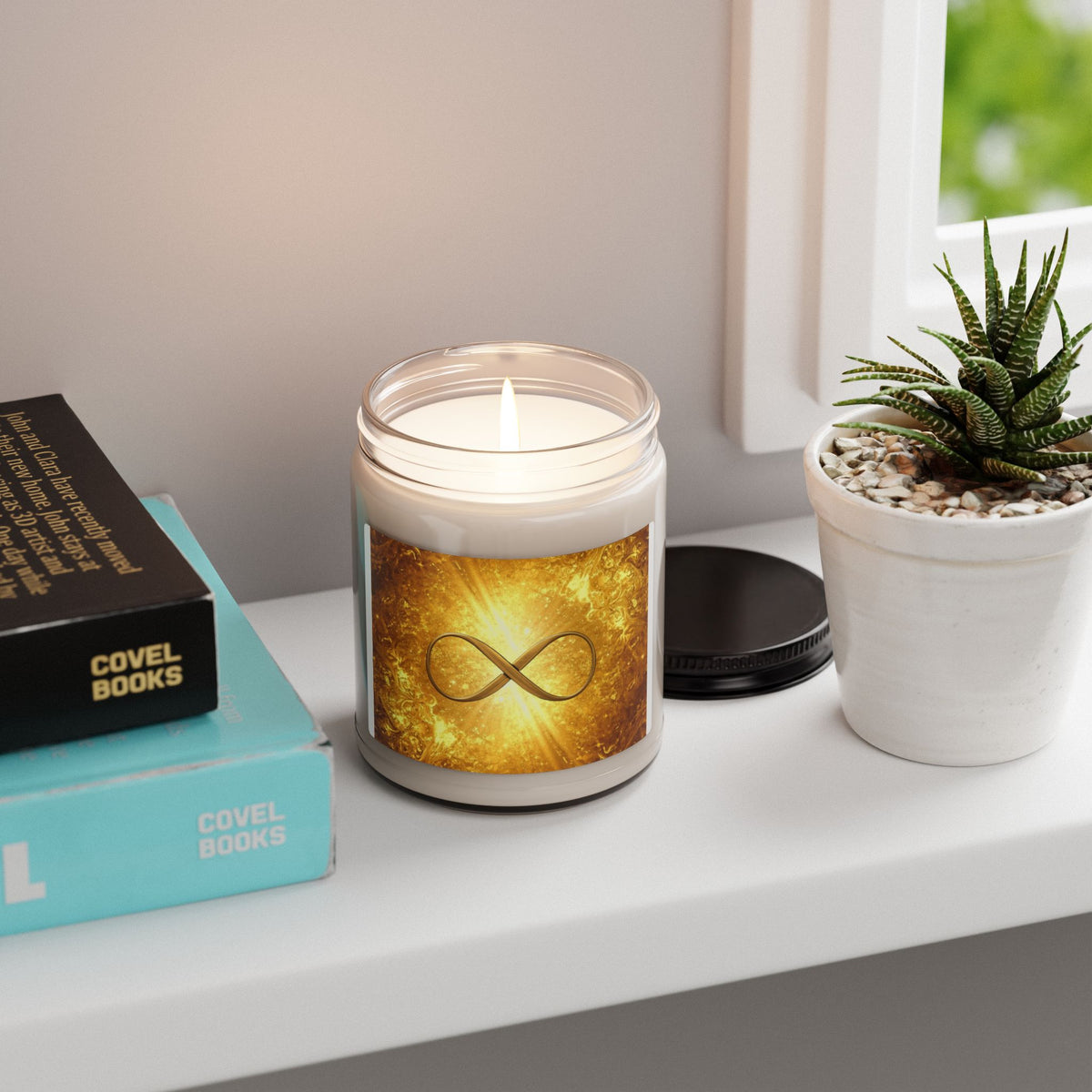 Infinity Glow Soy Candle — 9oz Scented Jar
