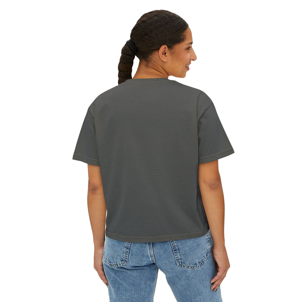 I Am Enough Boxy Tee — Women’s Empowerment Graphic T‑Shirt