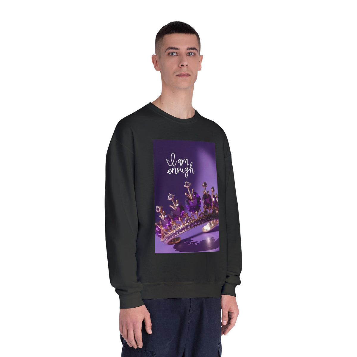 I Am Enough Crown Crewneck Sweatshirt