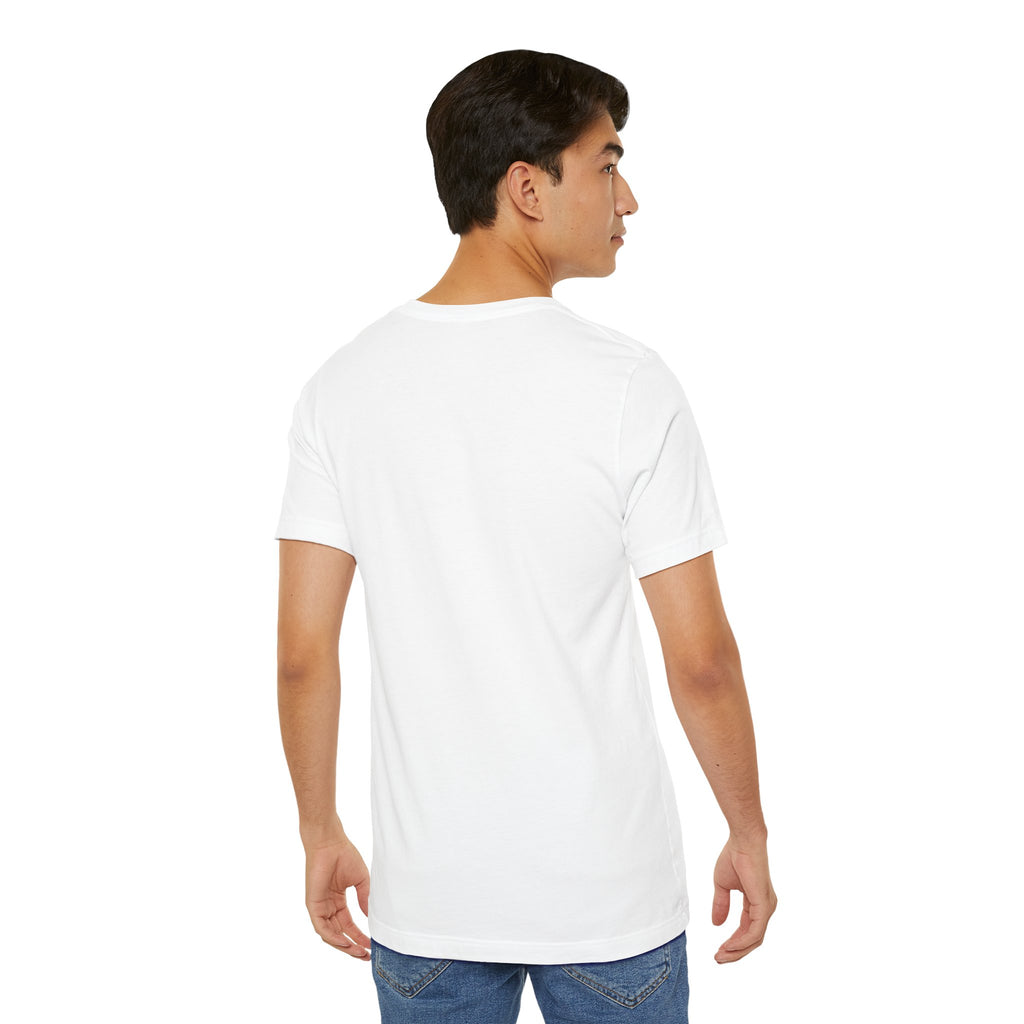 Infinity Symbol Cosmic Tee — Golden Spiritual Graphic T-Shirt